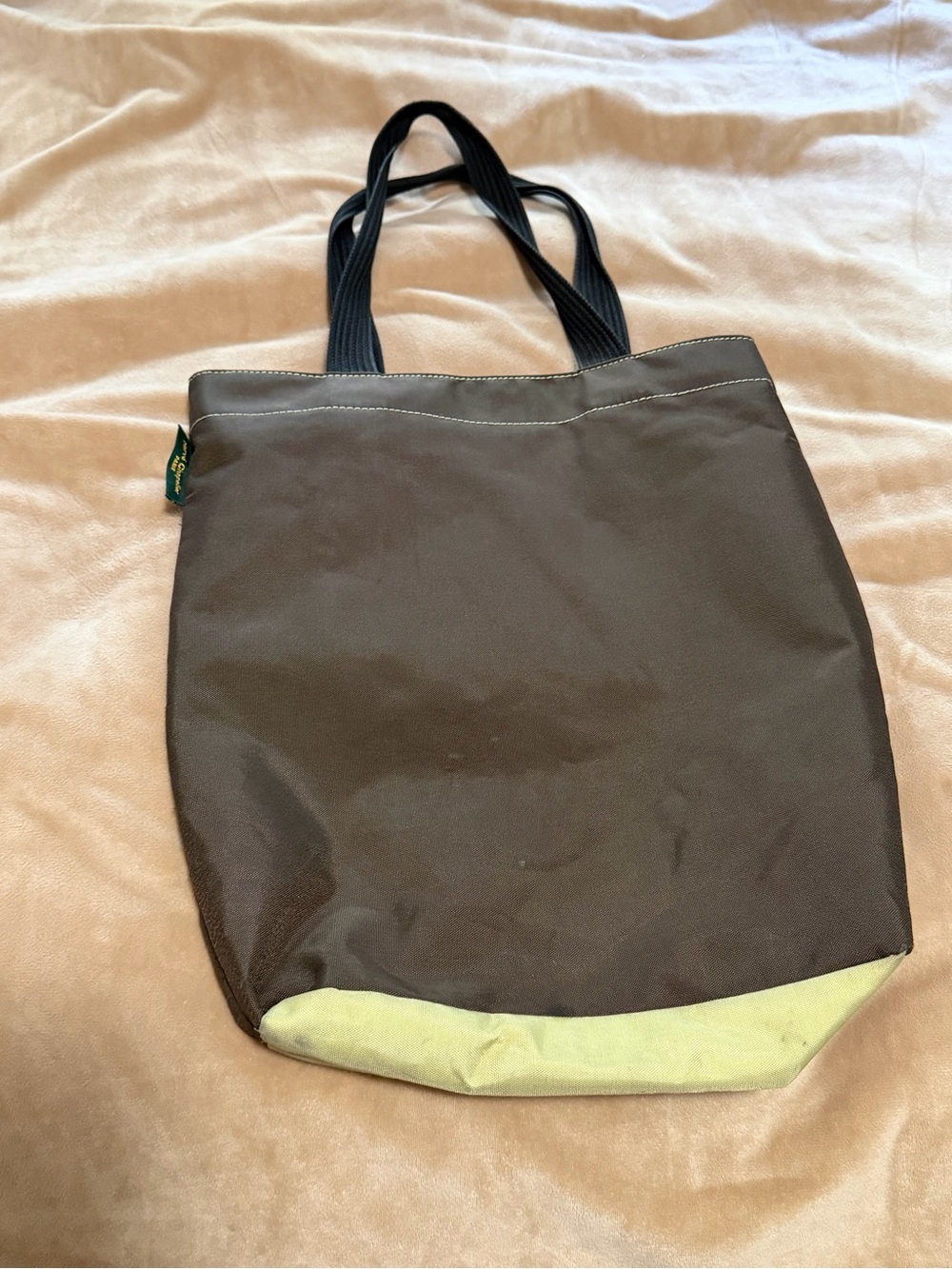 Herve Chapalier Paris Two Tone Canvas Tote Bag